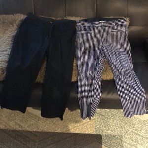 Two pair of dress pants!